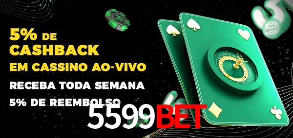 Promoções do cassino ao Vivo 5599Bet
